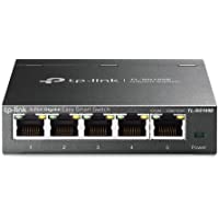 TP-Link TL-SG105E Unmanaged PRO Switch- 5 Puertos Gigabit Inteligente- Plug and Play- Gigabit Puerto- Caso Metal VLAN…